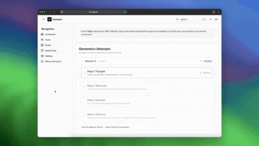 Multi-step reasoning. Code generation with foresight