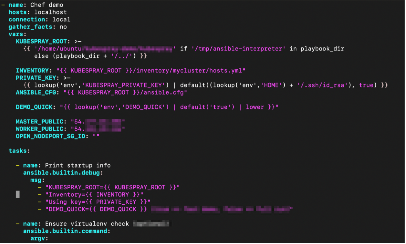 Screenshot displaying various lines of code in different colors